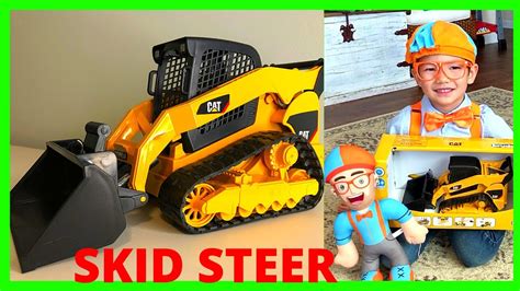 youtube blippi skid steer|skid steer videos for kids.